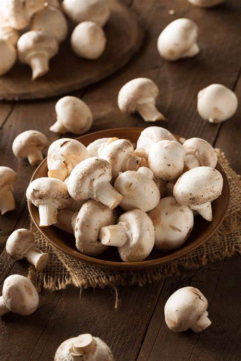 button mushrooms